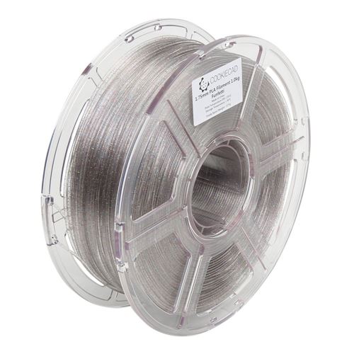 Cookiecad 1.75mm PLA Glitter 3D Printer Filament 1.0 kg (2.2 lbs.) Spool - Rainbow
 Dimens — vista 5