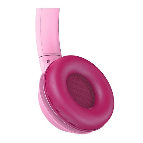 MEE Audio KidJamz KJ45BT Children Bluetooth Wireless Headphones - Pink/Magenta — vista 5