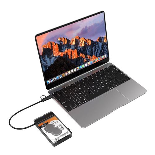 Inland 2-in-1 USB 3.2 Gen 1 Type-A/C to SATA Hard Drive Adapter — vista 5