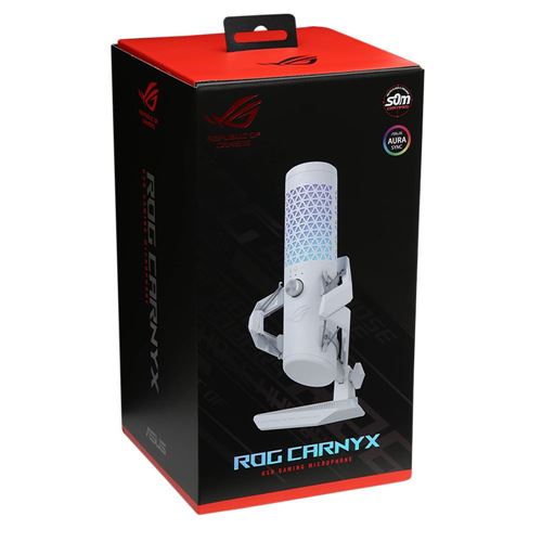 ASUS ROG Carnyx USB Gaming Condenser Microphone - White — vista 5