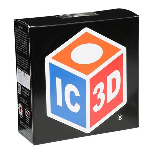 IC3D 1.75mm PETG Recycled 3D Printer Filament Single Color 1.0 kg (2.2 lbs.) Spool - White — vista 5