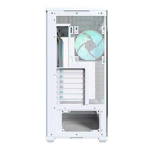 Montech TG3 Tempered Glass ATX Mid-Tower Computer Case - White — vista 5