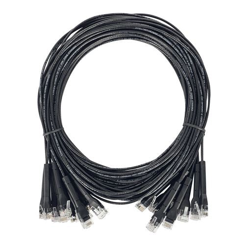Intellinet Cat6 Stranded U/UTP Flexiboot Slim Network Ethernet Cable 7ft. 10-Pack-Black — vista 5