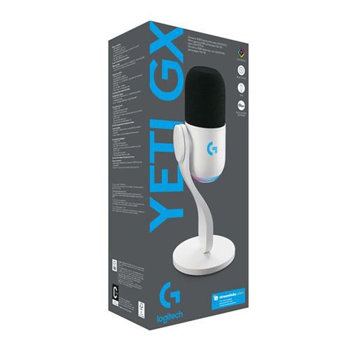 Logitech G Yeti GX Dynamic RGB Gaming Mic with LIGHTSYNC - Off-White — vista 5