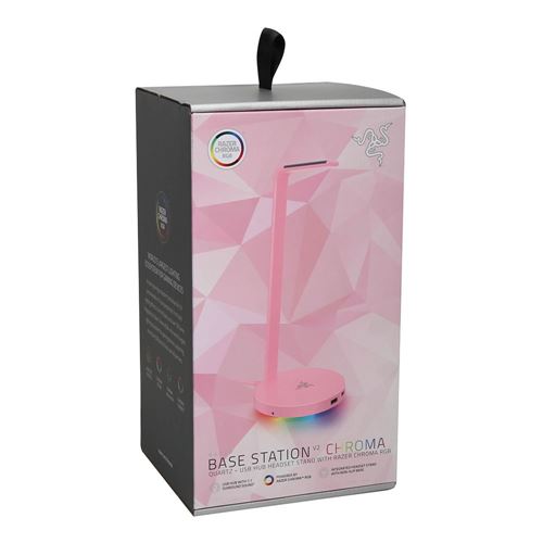 Razer Base Station V2 Chroma - Chroma Enabled Headset Stand with USB 3.1 Hub and 7.1 Surro — vista 5