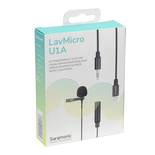 Saramonic LavMicro U1A Ultracompact Clip-On Lavalier Microphone — vista 5