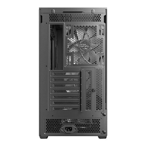 Antec FLUX REAR Tempered Glass ATX Mid-Tower Computer Case - Black — vista 5