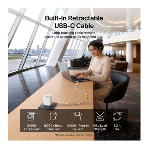 Belkin 67W WALL RETRACTABLE USBC — vista 5
