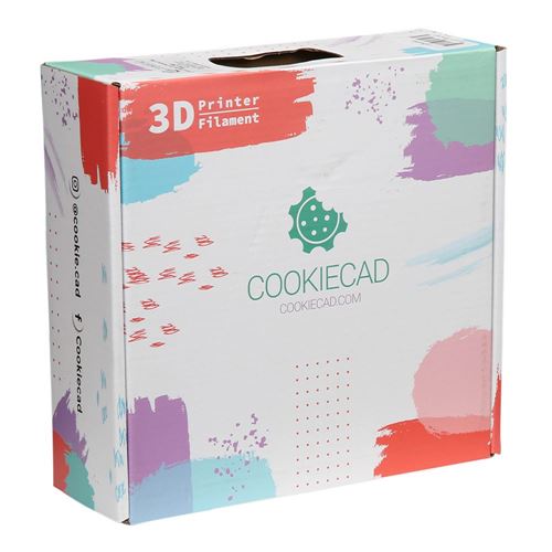 Cookiecad 1.75mm Pink Chip (Pink Marble) PLA 3D Printer Filament - 1kg Spool (2.2 lbs) — vista 5