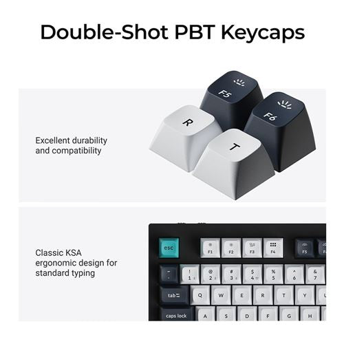 Keychron Q5 Max Swappable RGB Backlight Gateron Jupiter Brown Switche Knob Version - Black — vista 5