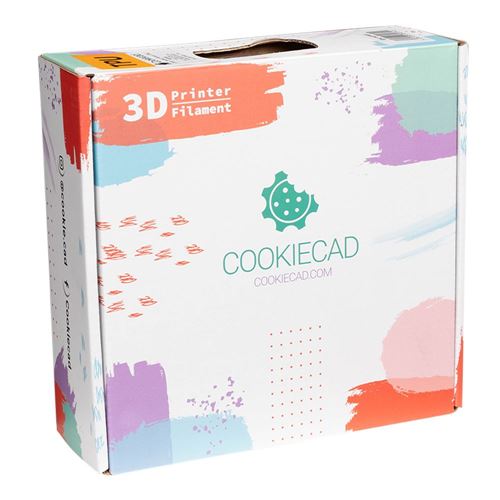 Cookiecad 1.75 mm TPU 3D Printer Filament 1.0 kg (2.2 lbs.) Spool - Sunset — vista 5