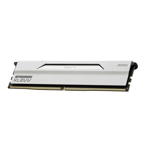 KLEVV BOLT V 32GB (2 x 16GB) DDR5-6000 PC5-48000 CL30 Dual Channel Desktop Memory Kit 5AGUA80-60A300I - Pure White — detalle 