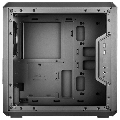 Cooler Master MasterBox Q300L microATX Mini Tower Computer Case - Black — vista 5