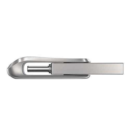 Sandisk 256GB Dual Drive Luxe SuperSpeed+ USB 3.1 (Gen 1) Flash Drive - Silver — vista 5