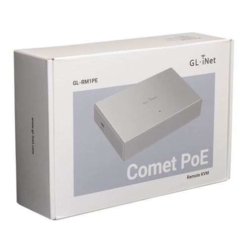 GL.iNet Comet PoE Powered-over-Ethernet Remote KVM with 32 eMMC Tailscale Support — vista 5