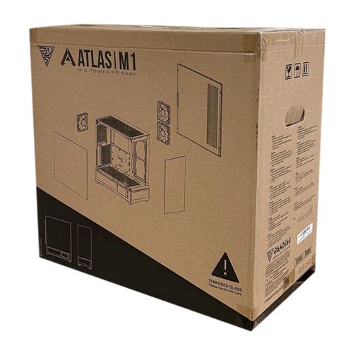 Gamdias ATLAS M1 RGB Tempered Glass ATX Mid-Tower Computer Case - Black — vista 5