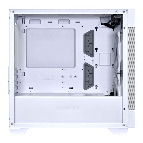 Lian Li Lancool 205M Mesh Tempered Glass microATX Mid-Tower Computer Case - White — vista 5