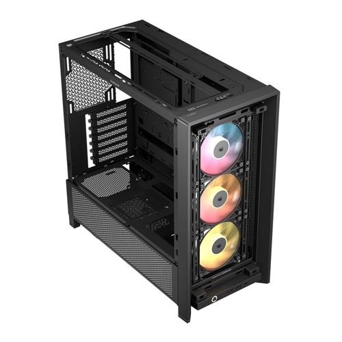 Corsair FRAME 4000D RS ARGB Modular Tempered Glass ATX Mid-Tower Computer Case - Black — vista 3
