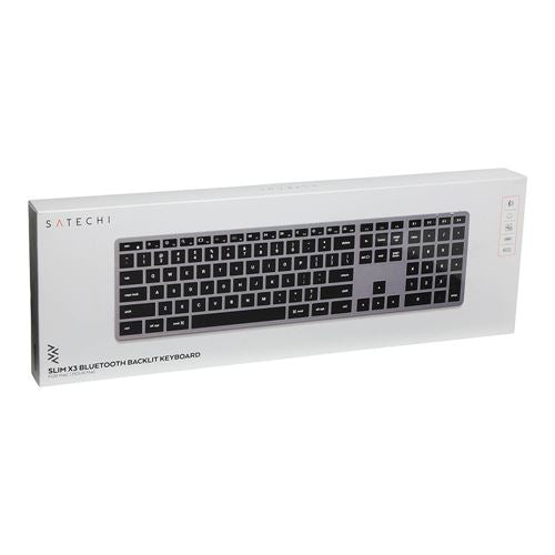 Satechi Slim X3 Bluetooth Backlit Keyboard - Space Gray — vista 5