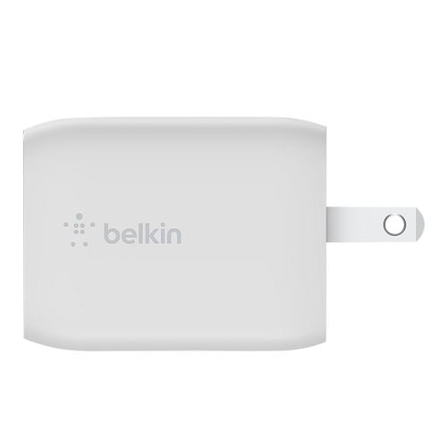 Belkin BoostCharge Pro 65W Dual USB Type-C GaN Wall Charger (White) — vista 5