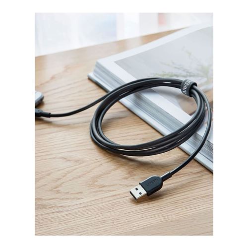 Anker Powerline II Lightning Cable - 6 ft. (Black) — vista 5