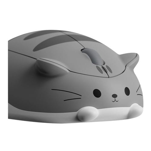 Akko Cat Theme Wireless Gaming Mouse Gray Mimo — vista 5