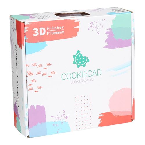Cookiecad 1.75mm PLA 3D Printer Filament Single Color 1.0 kg (2.2 lbs.) Spool - Lavender E — vista 5