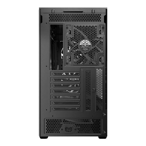 Okinos Air Cross ATX Mid-Tower Tempered Glass Computer Case - Black — vista 5