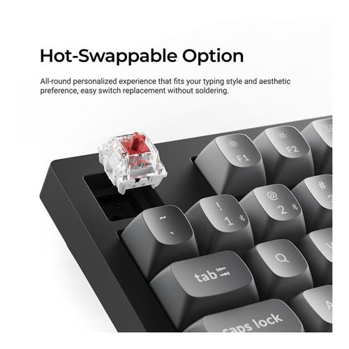 Keychron K10 Max Wireless Mechanical Keyboard - Black
 Red Switch — vista 5