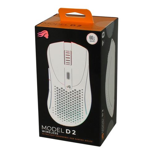 Glorious Model D 2 Wireless Gaming Mouse - White
 Ergonomic Shape;  For Medium to Large Ha — vista 5