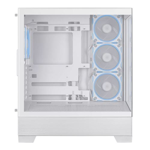 ASUS A31 PLUS Tempered Glass ATX Mid-Tower Computer Case - White — vista 5