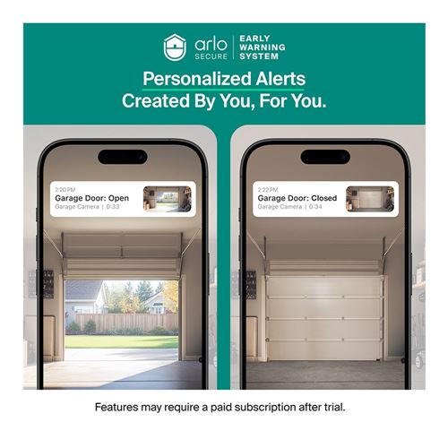 Arlo Essential v3 Security Camera - White (Three Pack) — vista 5
