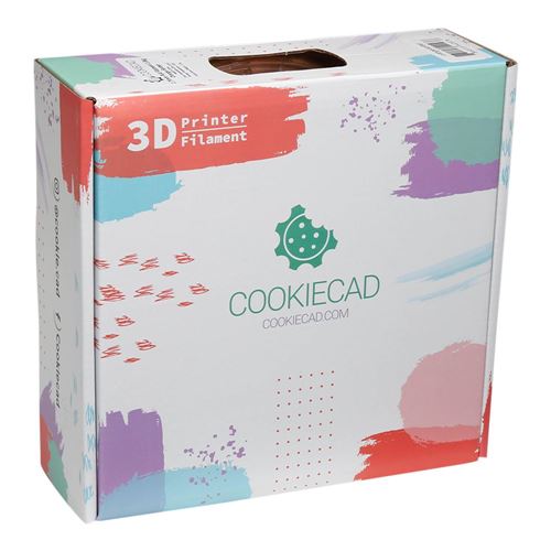 Cookiecad 1.75mm Orange Sorbet PLA 3D Printer Filament - 1kg Spool (2.2 lbs) — vista 5