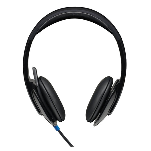 Logitech USB H540 Wired Headset - Black
 Adjustable Padded Headband;  Easy On-ear Sound Co — vista 5