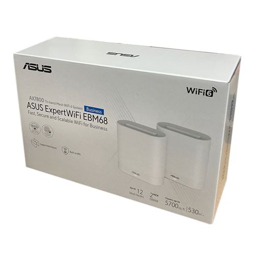 ASUS ExpertWiFi EBM68 - AX7800  WiFi 6 Tri-Band Gigabit Wireless Router with AiMesh Suppor — vista 5