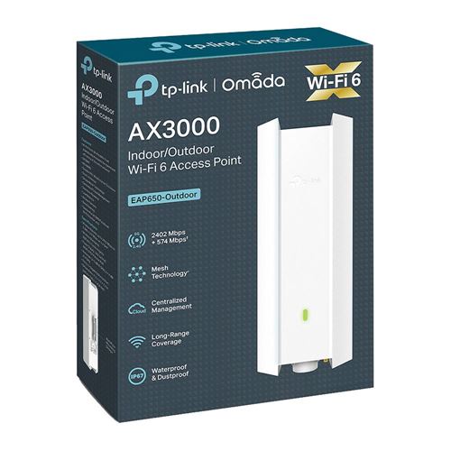 TP-LINK EAP650-Outdoor - Omada True WiFi6 AX3000 Gigabit Outdoor Access Point Mesh — vista 5