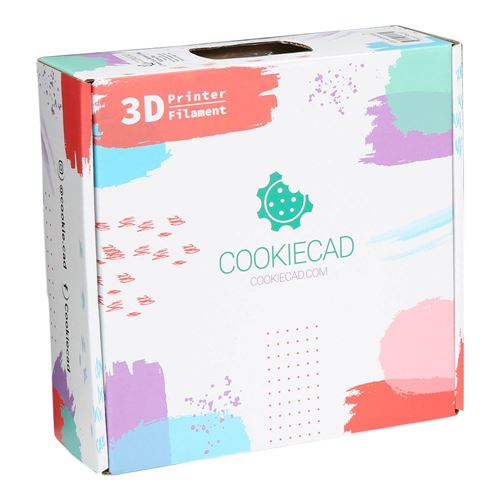 Cookiecad 1.75mm PLA 3D Printer Filament Single Color 1.0 kg (2.2 lbs.) Spool - Witch Blue — vista 5