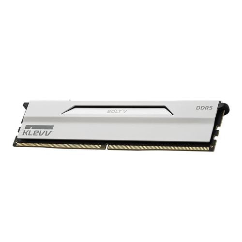 KLEVV BOLT V 32GB (2 x 16GB) DDR5-6000 PC5-48000 CL30 Dual Channel Desktop Memory Kit 5AGU880-60A300I - Pure White — detalle 