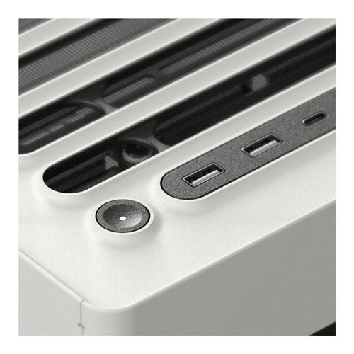 HAVN HS 420 Dual-Chamber Tempered Glass ATX Mid-Tower Computer Case - White — vista 5