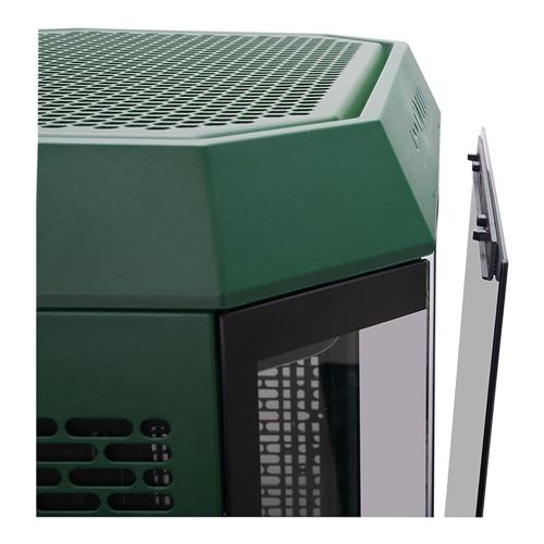 Thermaltake The Tower 600 Tempered Glass ATX Mid-Tower Computer Case - Green — vista 5