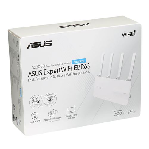 ASUS ExpertWiFi EBR63 - AX3000 WiFi 6 Dual-Band Gigabit Wireless Router with AiMesh Suppor — vista 5
