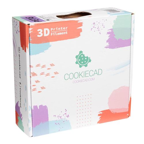 Cookiecad 1.75 mm PETG 3D Printer Filament 1.0 kg (2.2 lbs.) Spool - Pixie Dust — vista 5