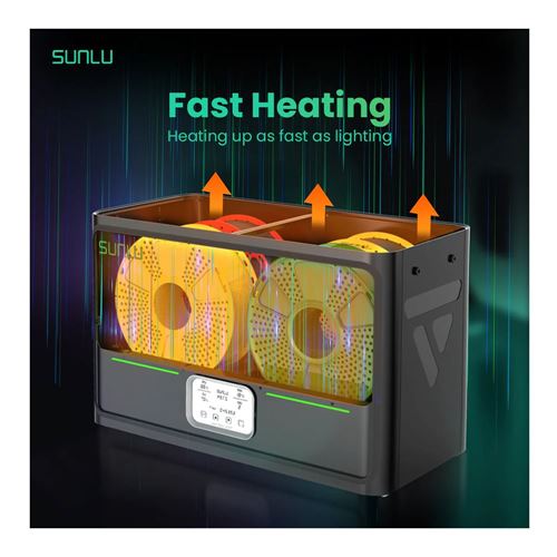 SUNLU Official 3D Printer Filament Dryer S4 — vista 5