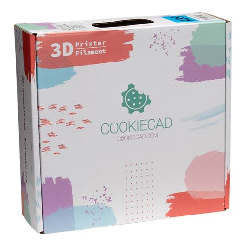 Cookiecad 1.75mm ABS Silk 3D Printer Filament Multi-Color 1.0 kg (2.2 lbs.) Spool - Unicor — vista 5