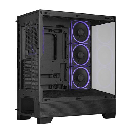 ASUS A31 PLUS Tempered Glass ATX Mid-Tower Computer Case - Black — vista 6