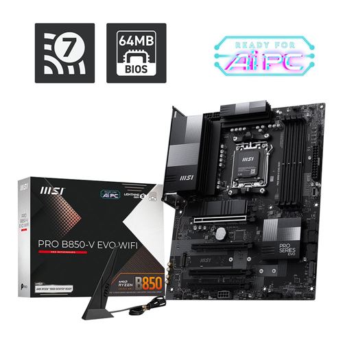 MSI B850-V PRO EVO WIFI AMD AM5 ATX Motherboard — vista 6