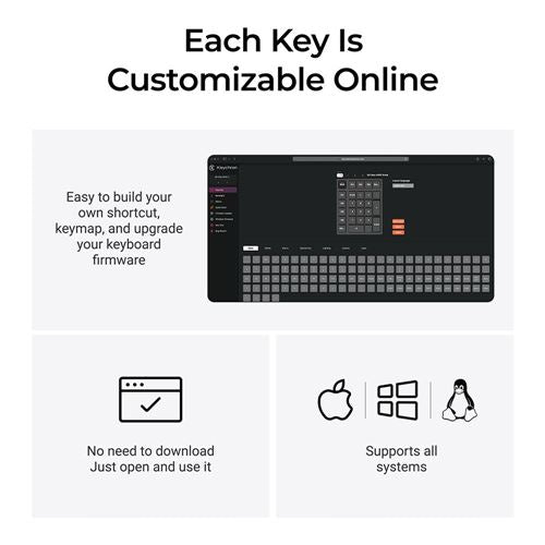 Keychron Q0 Max Swappable RGB Backlight Red Switch Knob Version - Black — vista 6