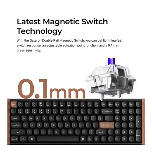 Keychron K4 HE Keyboard Swappable RGB Backlight Aluminum Nebula Switch - Black (Special Ed — vista 6