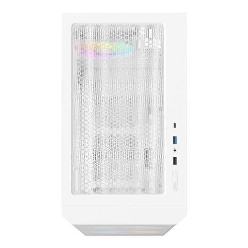 Montech X2 Plus Tempered Glass ATX Mid-Tower Computer Case - White — vista 6