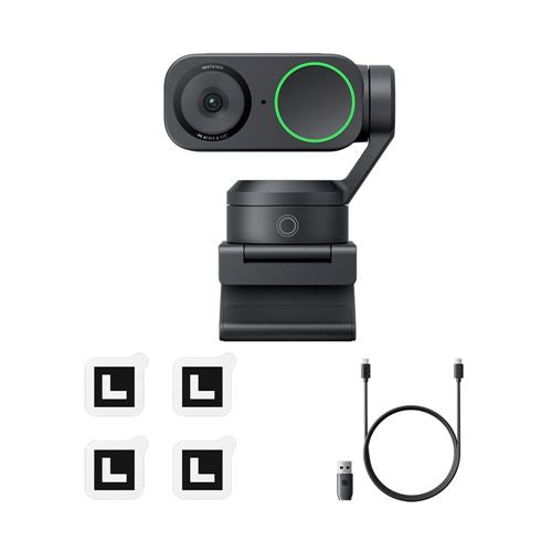 Insta360 Link 2 4K AI Webcam - Black
 2-Axis Gimbal — vista 6